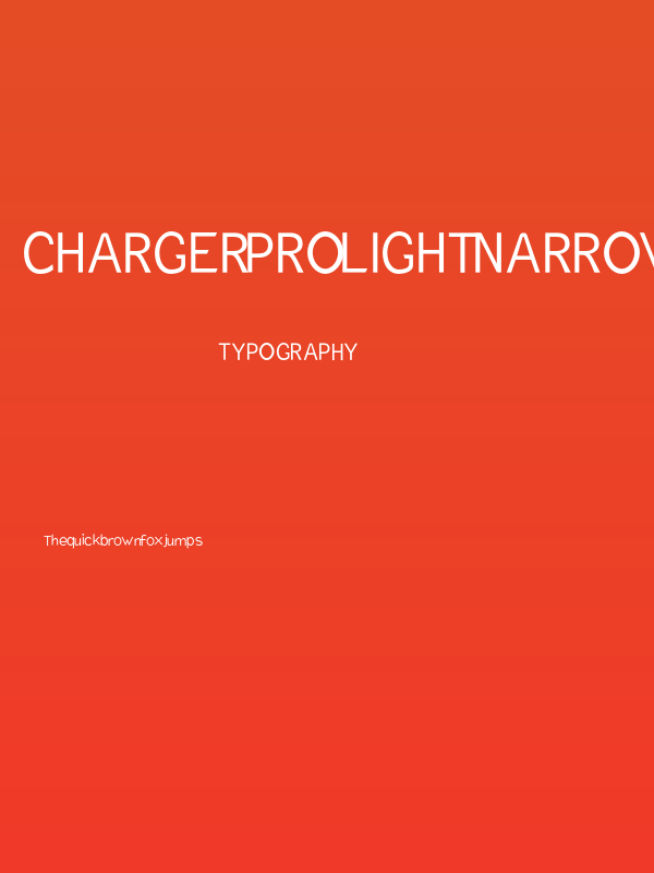 Charger Pro Light Narrow Poster