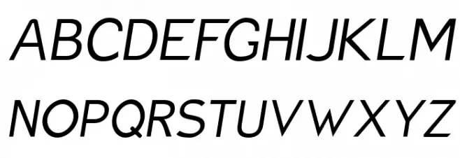 Charger Pro Light Oblique Шрифта ВЕРХНИЙ