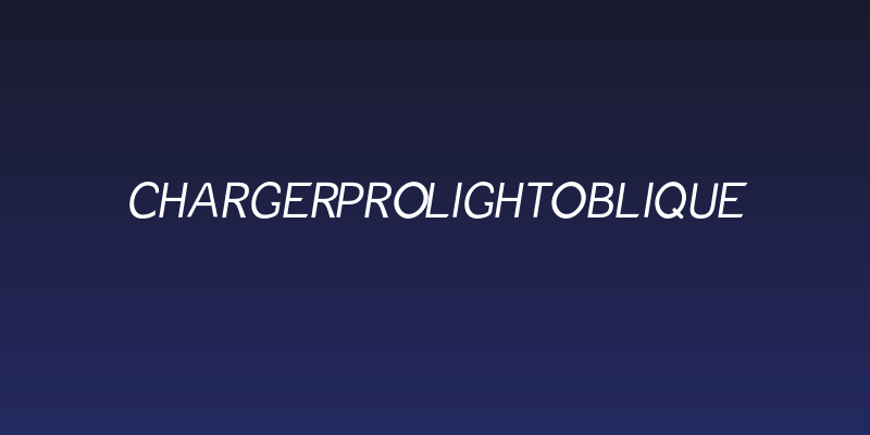 Charger Pro Light Oblique Social Header