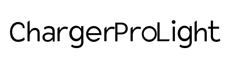 Charger Pro Light  Frei Schriftart Herunterladen