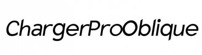 Charger Pro Oblique  नि: शुल्क फ़ॉन्ट्स डाउनलोड