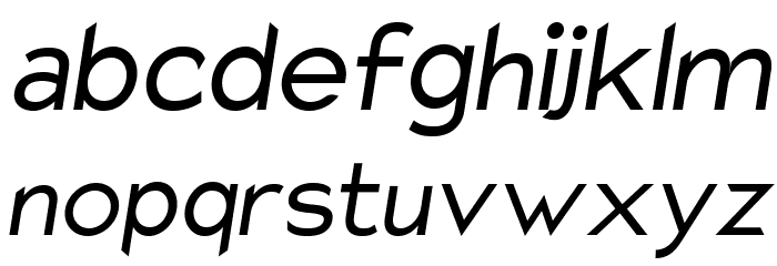 Charger Pro Oblique Font LOWERCASE