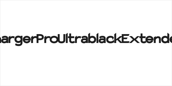 Charger Pro Ultrablack Extended Logo