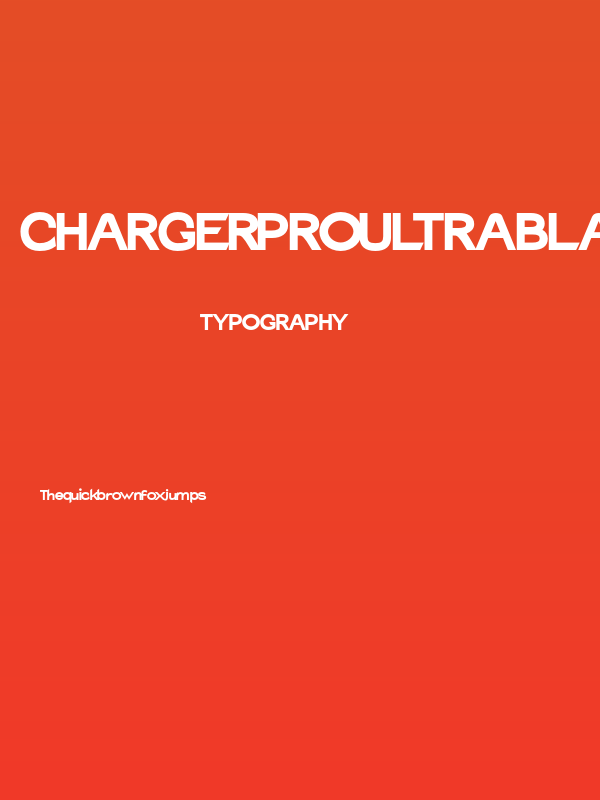 Charger Pro Ultrablack Extended Poster