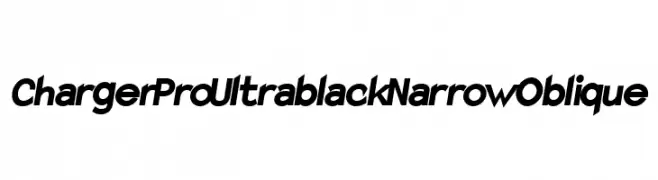 Charger Pro Ultrablack Narrow Oblique 