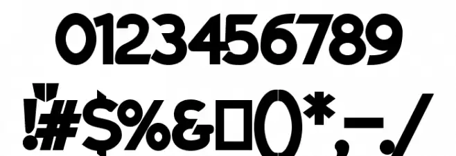 Charger Pro Ultrablack Narrow Font OTHER CHARS