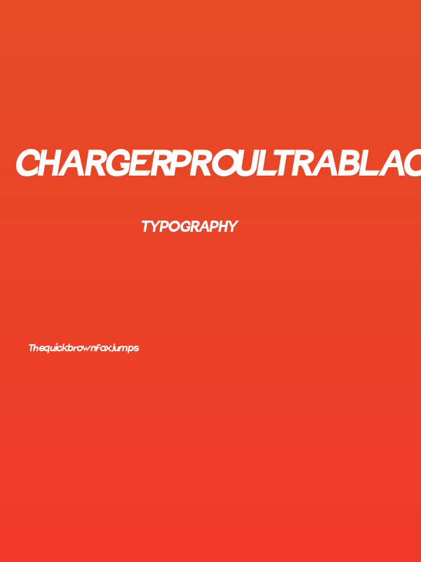 Charger Pro Ultrablack Oblique Poster