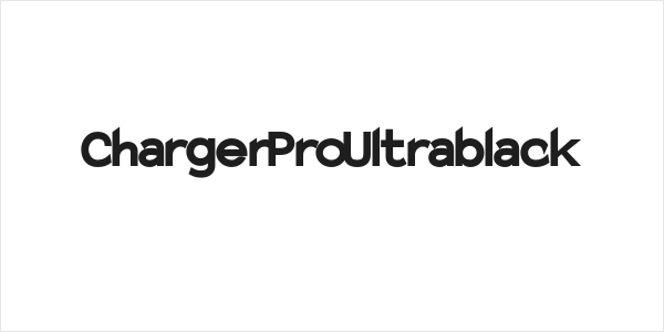 Charger Pro Ultrablack Logo