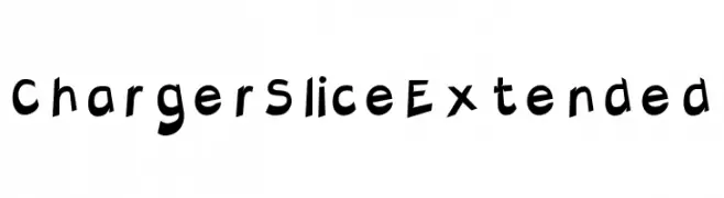 Charger Slice Extended  Frei Schriftart Herunterladen