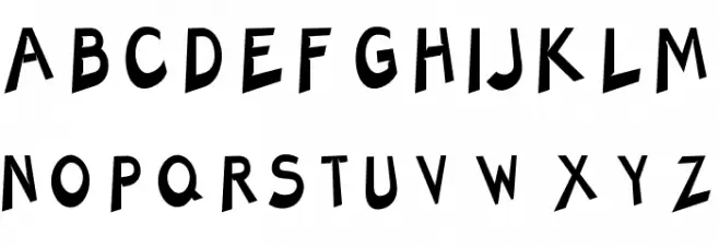 Charger Slice Schriftart Groß