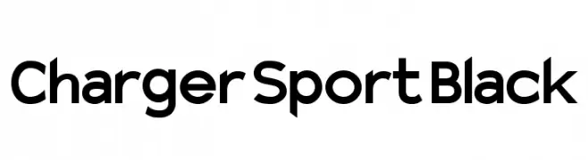 Charger Sport Black  Frei Schriftart Herunterladen