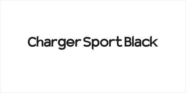 Charger Sport Black Logo