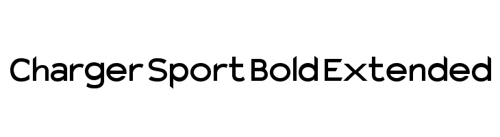 Charger Sport Bold Extended  لخطوط تنزيل