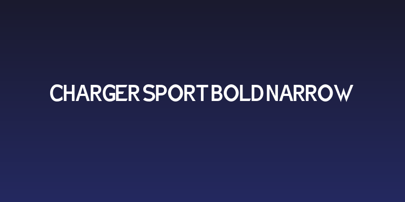Charger Sport Bold Narrow Social Header