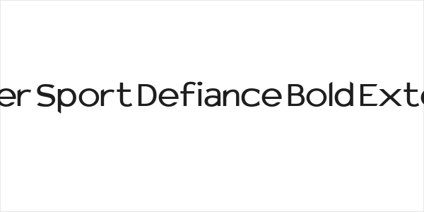 Charger Sport Defiance Bold Extended Logo