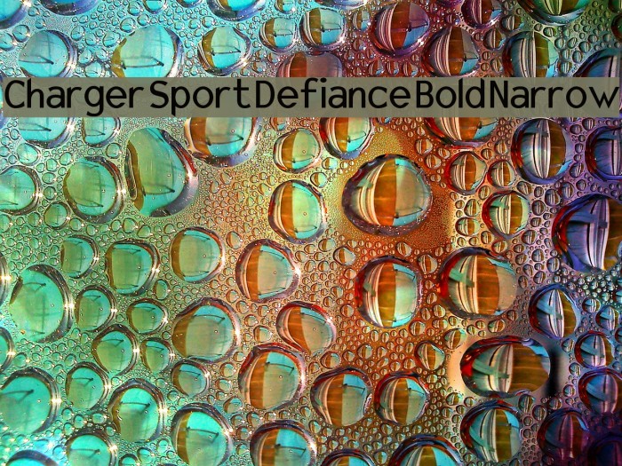 Charger Sport Defiance Bold Narrow Font examples