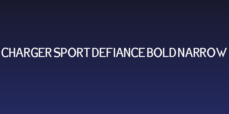Charger Sport Defiance Bold Narrow Social Header