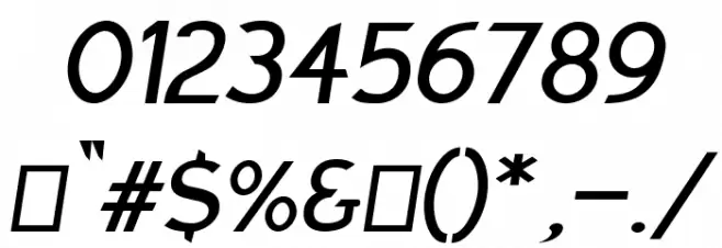 Charger Sport Defiance Bold Oblique Font OTHER CHARS