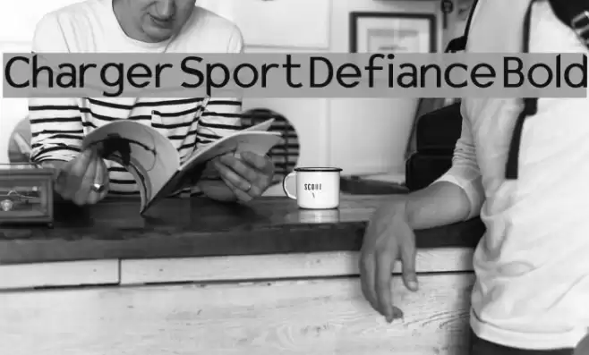 Charger Sport Defiance Bold Font examples