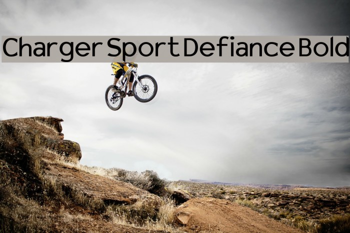 Charger Sport Defiance Bold Font examples