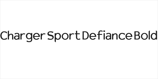Charger Sport Defiance Bold Logo