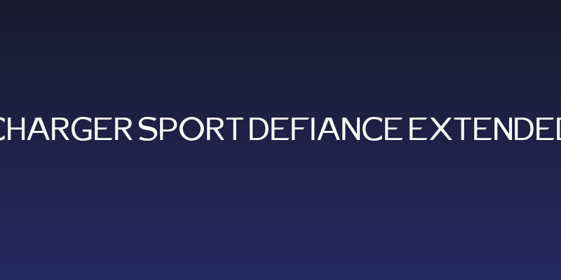 Charger Sport Defiance Extended Social Header