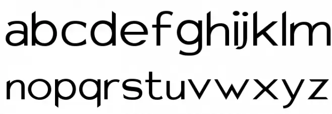 Charger Sport Defiance Extended Schriftart Kleinbuchstaben