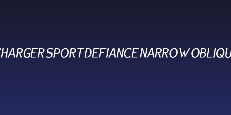 Charger Sport Defiance Narrow Oblique Social Header