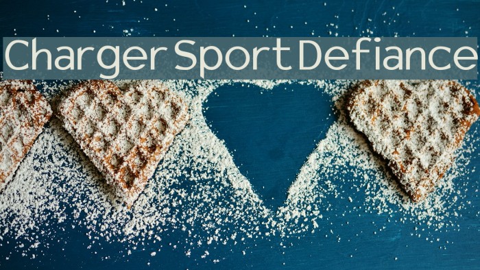 Charger Sport Defiance Font examples