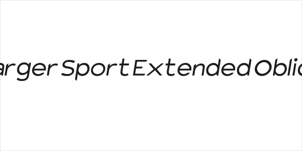 Charger Sport Extended Oblique Logo