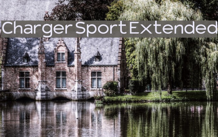Charger Sport Extended Font examples