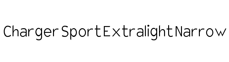 Charger Sport Extralight Narrow  Fuentes Gratis Descargar