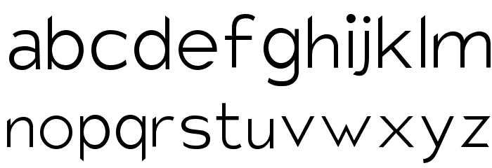 Charger Sport Extralight Font LOWERCASE