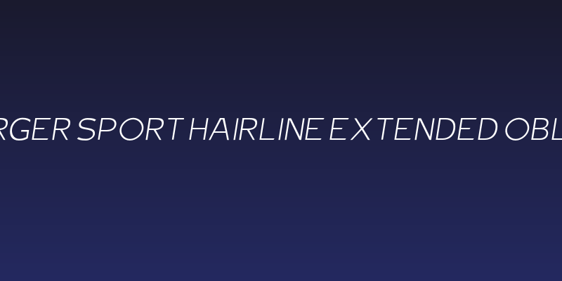 Charger Sport Hairline Extended Oblique Social Header