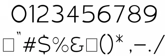 Charger Sport Hairline Extended Font OTHER CHARS