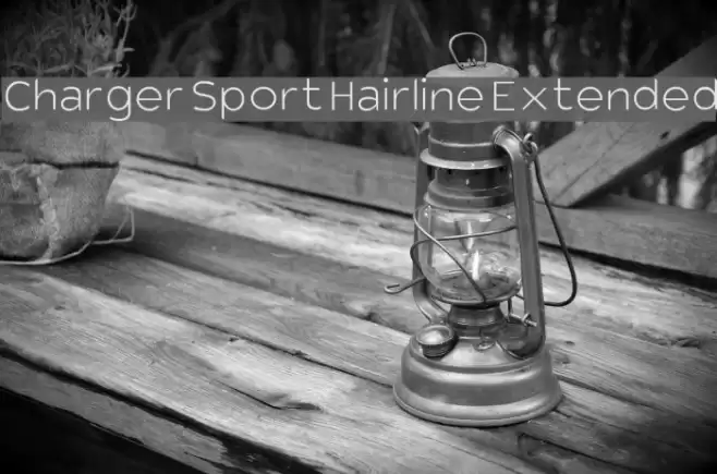 Charger Sport Hairline Extended Font examples