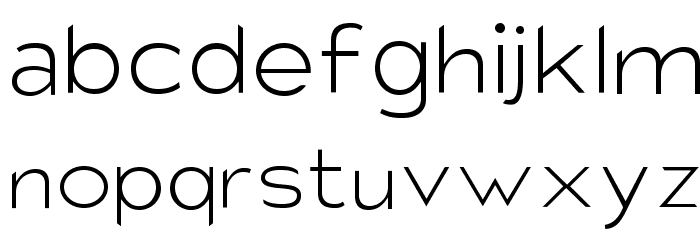 Charger Sport Hairline Extended Font LOWERCASE