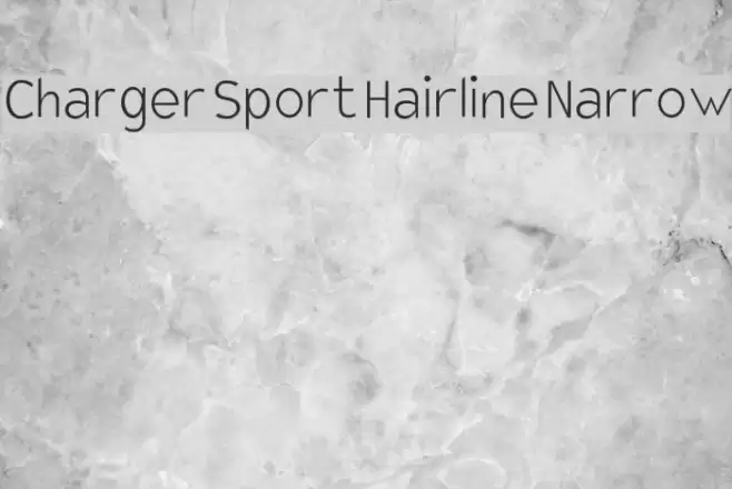 Charger Sport Hairline Narrow Font examples