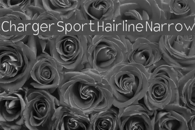 Charger Sport Hairline Narrow Font examples