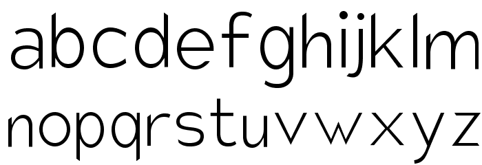 Charger Sport Hairline Narrow Font LOWERCASE