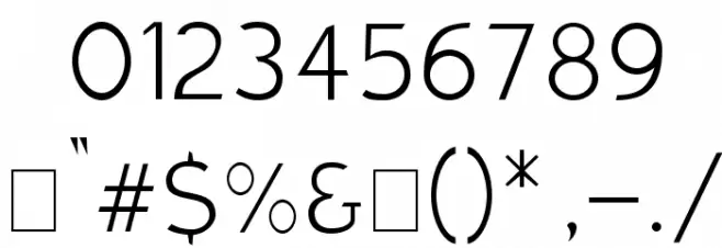 Charger Sport Hairline Font OTHER CHARS