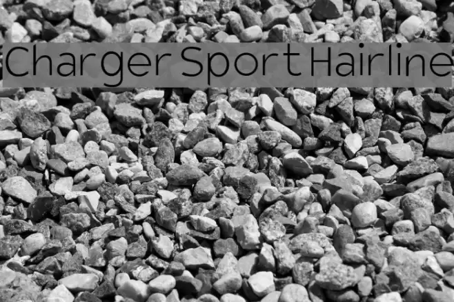 Charger Sport Hairline Font examples