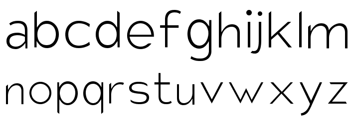 Charger Sport Hairline Font LOWERCASE