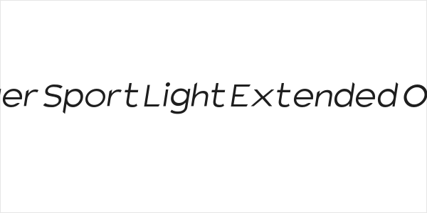 Charger Sport Light Extended Oblique Logo