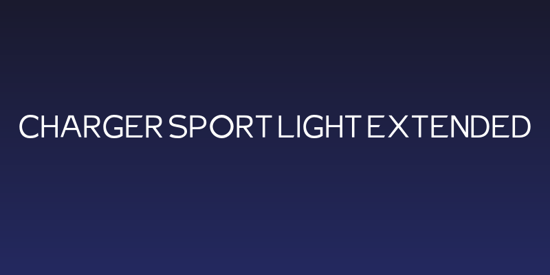 Charger Sport Light Extended Social Header