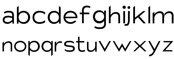 Charger Sport Light Extended Font LOWERCASE
