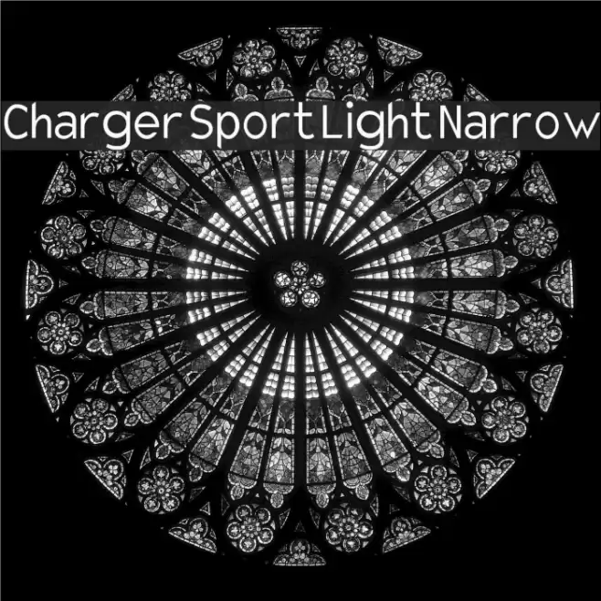 Charger Sport Light Narrow Font examples