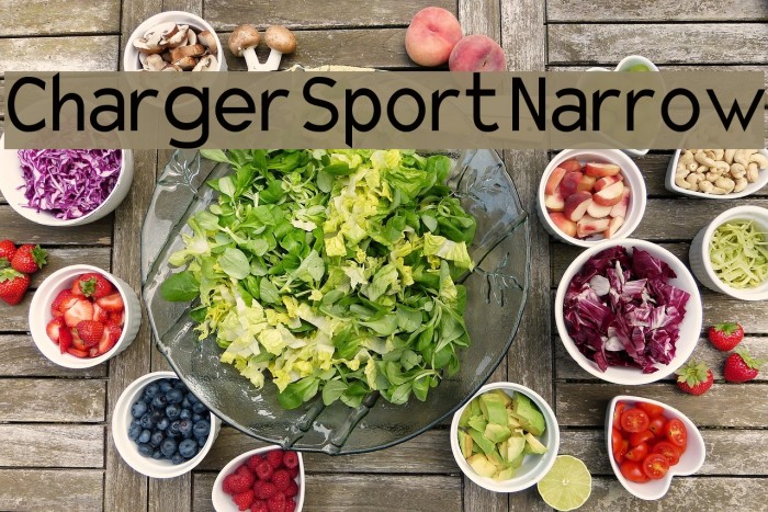 Charger Sport Narrow Font examples