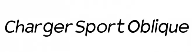 Charger Sport Oblique  les polices de caractères gratuit tlcharger