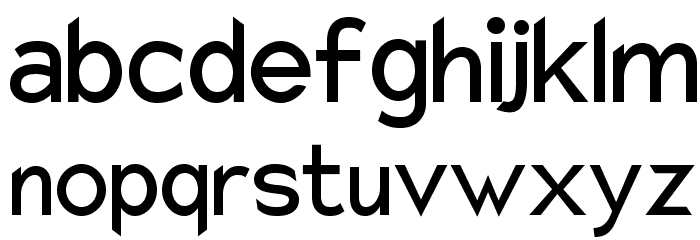 Charger Sport SemiBold Narrow Font LOWERCASE